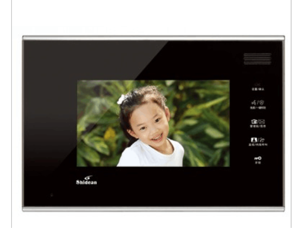 15視得安C100系列7寸彩色分機，黑